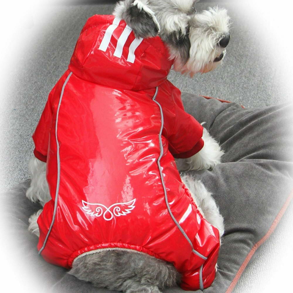 Red dog coat for dogs