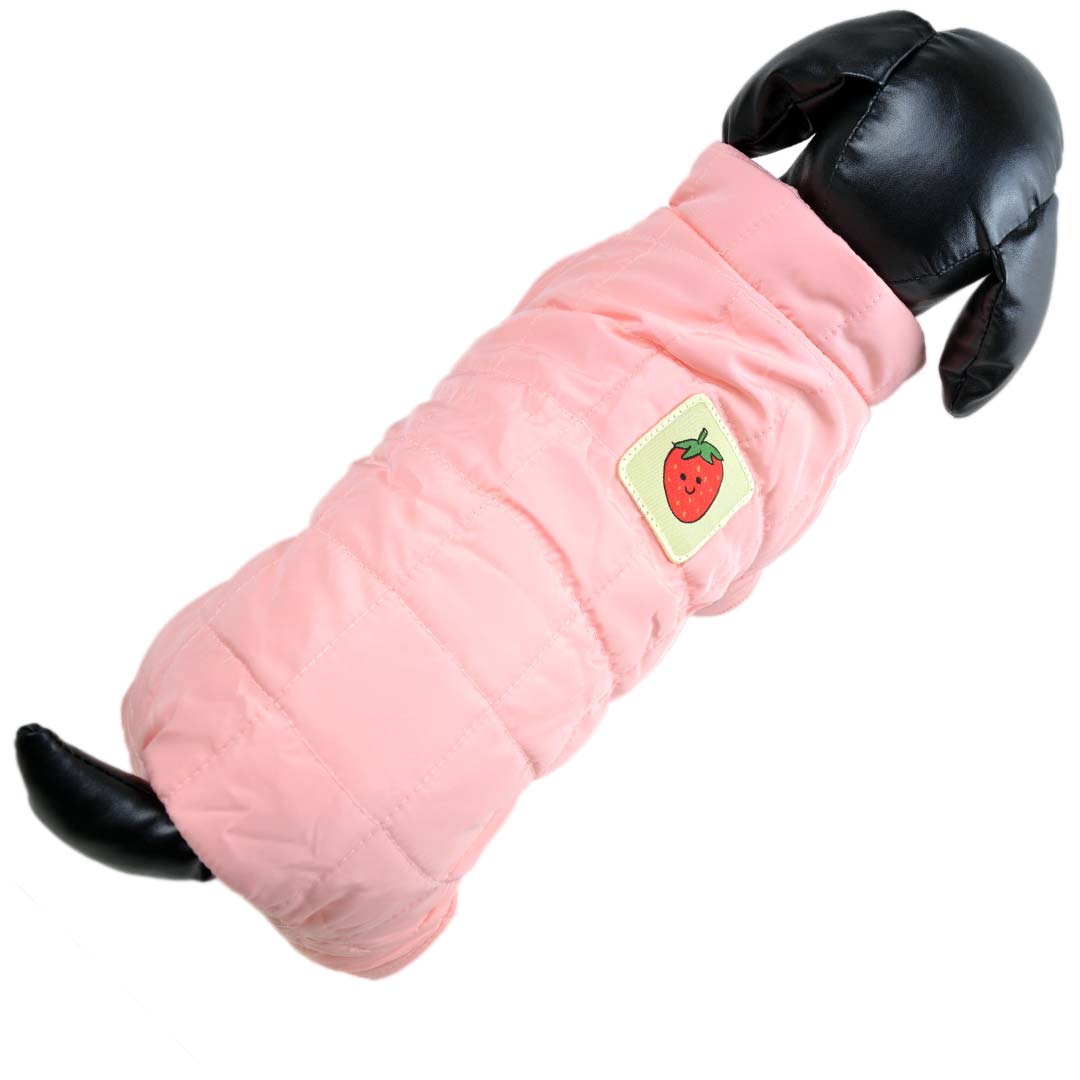 Pink Dog Snowsuit with Warm Lining
