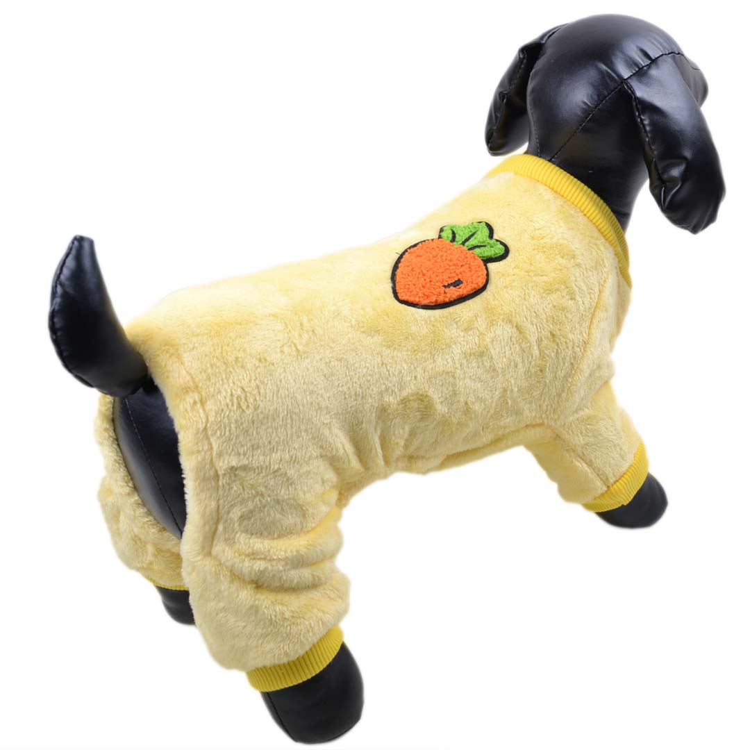 fluffy dog jogger - warm dog clothing