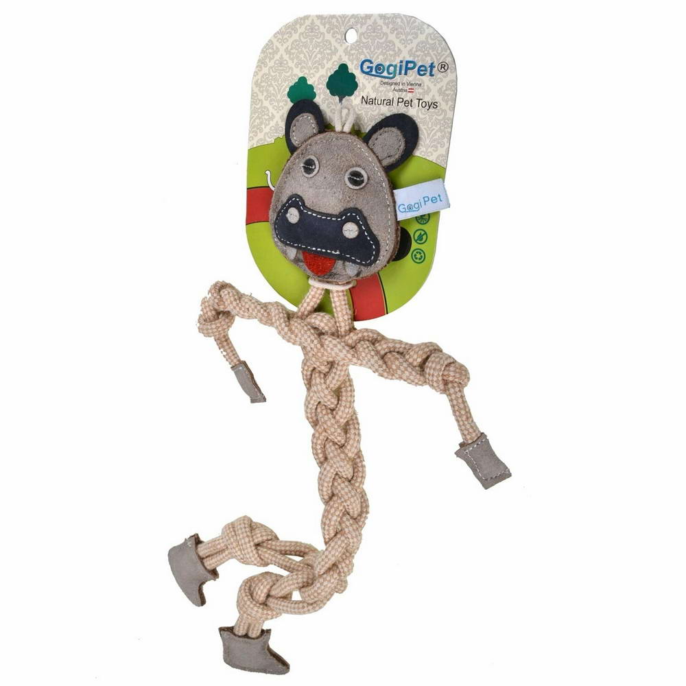 GogiPet dog toys on sustainable raw materials