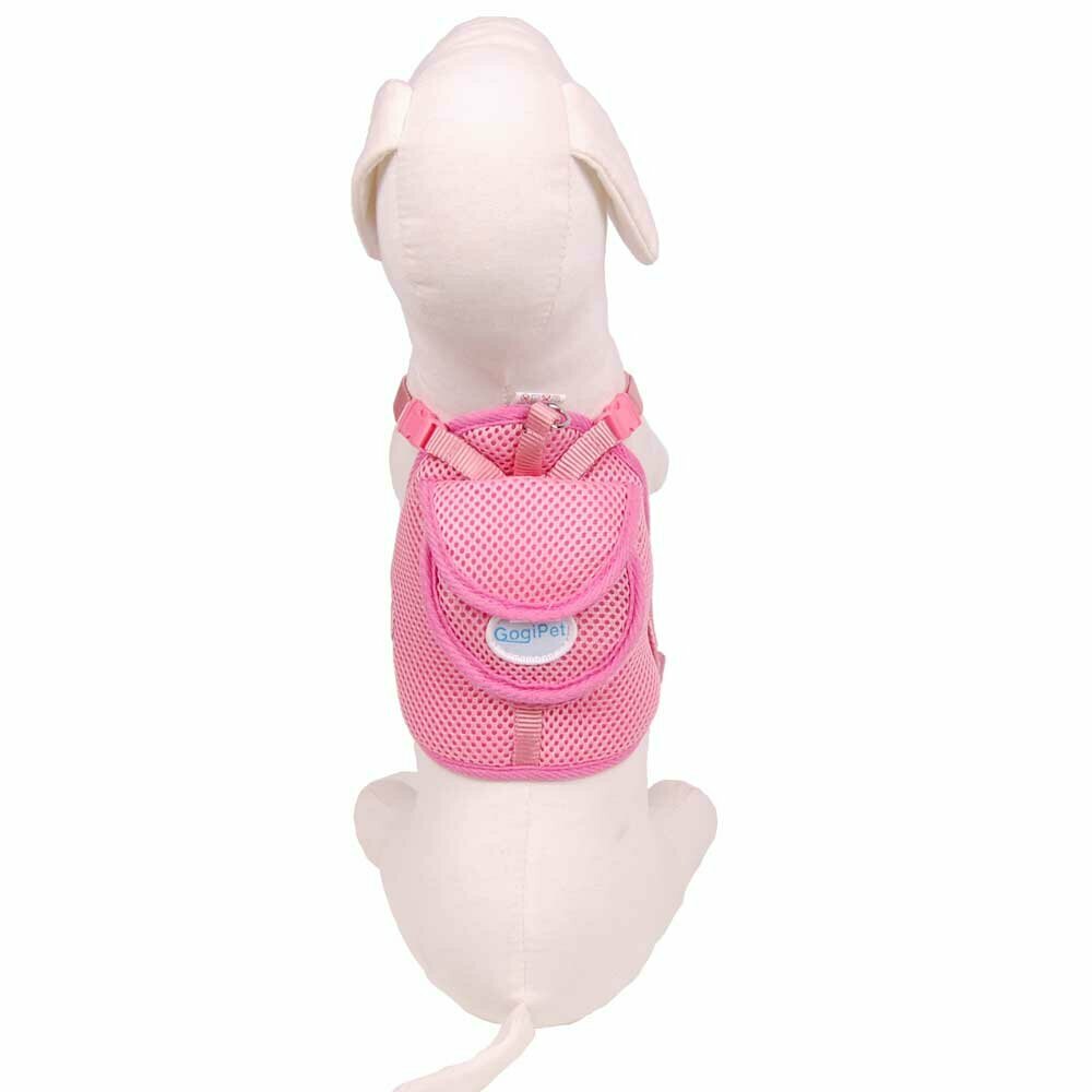Backpack harness pink M by GogiPet ®
