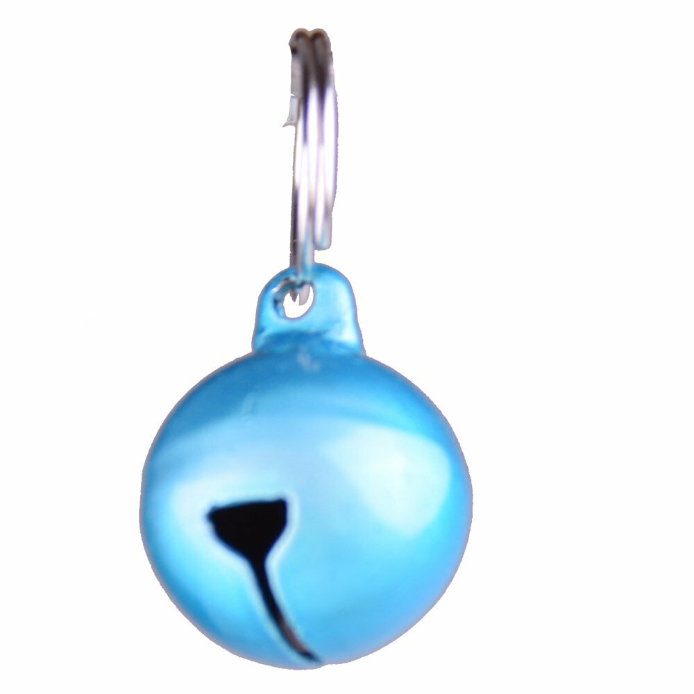 Blue cat bell matte blue with 14 mm