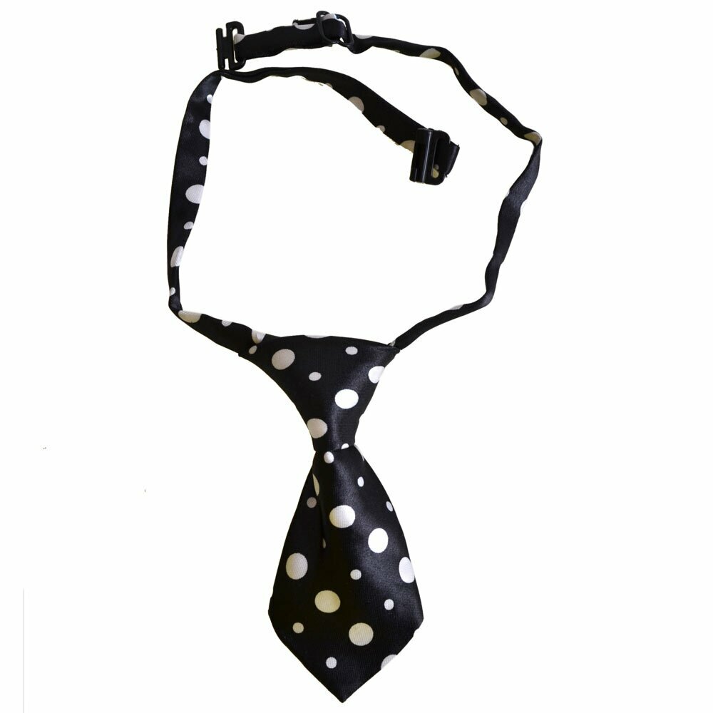 Tie for dogs black dotted by GogiPet