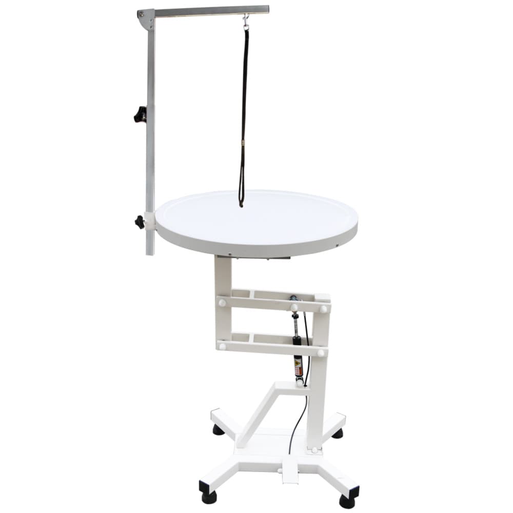 GogiPet Starlight grooming table, round with illuminated table top