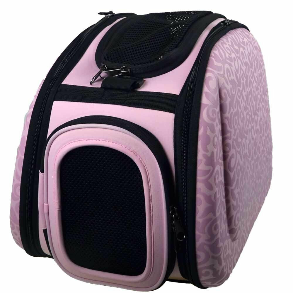 High quality dog carrier with system Pink