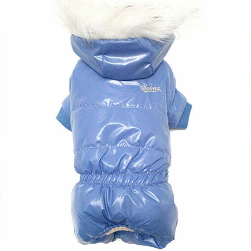 Dogs snowsuit Francesco Blue - warm dog clothes