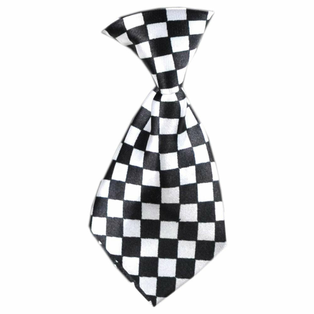 Tie for dogs Chess pattern