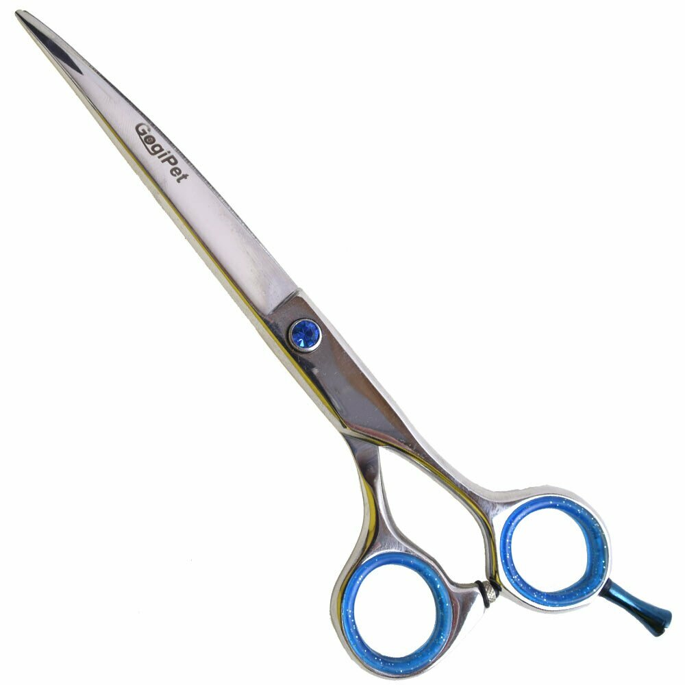GogiPet Japanese steel scissors with 19 cm curved version