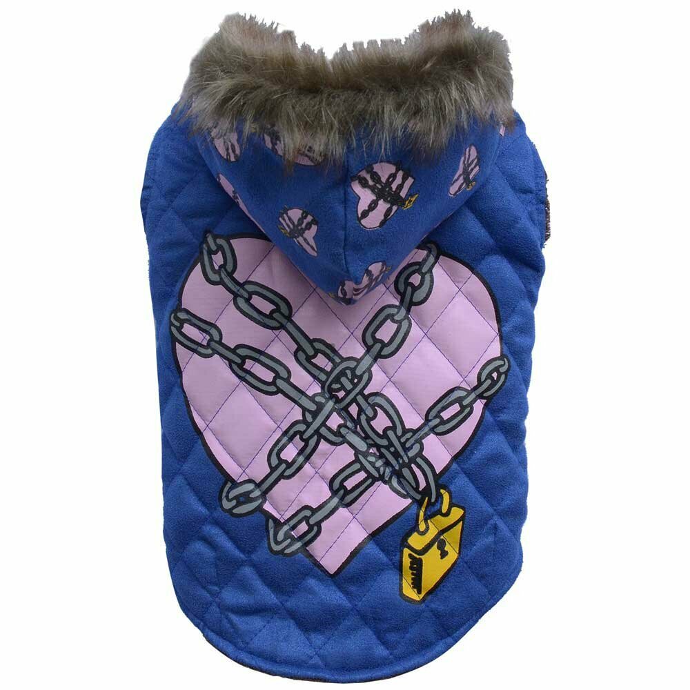 Warm quilted jacket for dogs by DoggyDolly Europe