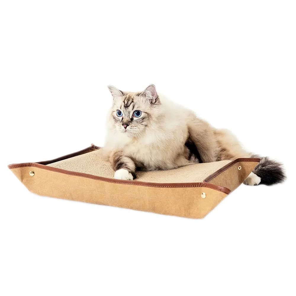 Cat scratching pad with non-slip bottom