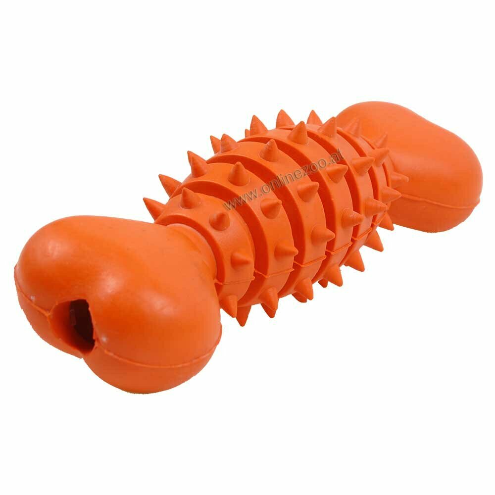 dog bone Orange as dog toy