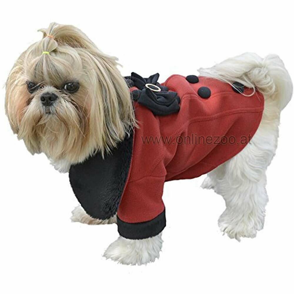 warm dog clothes dog coat red