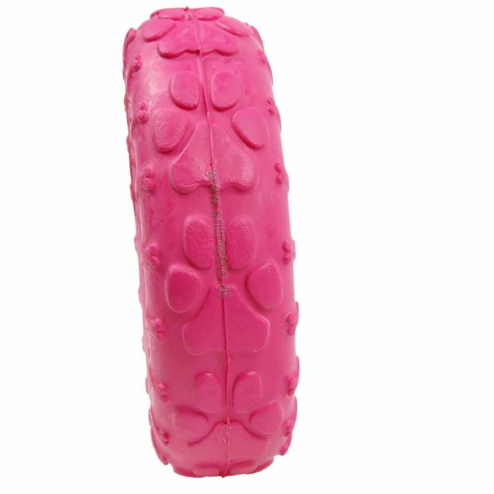 sturdy dog toy with 15 cm diameter non-toxic rubber