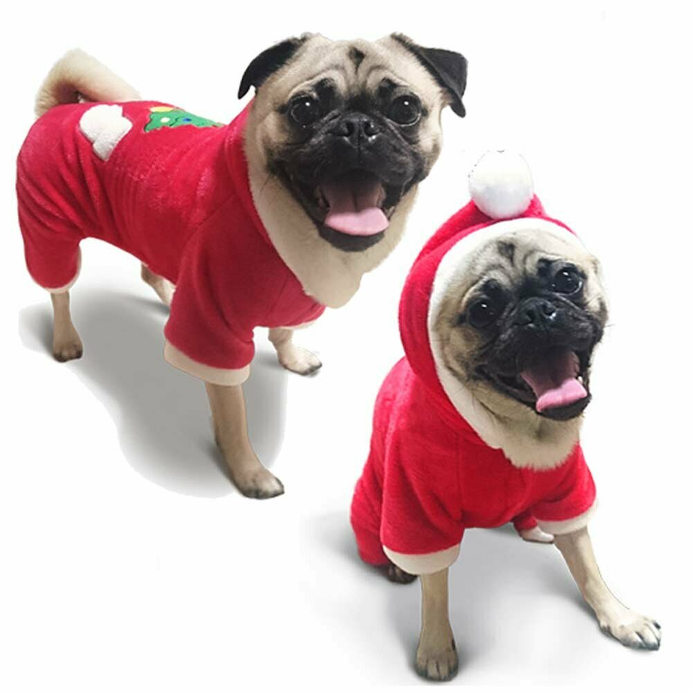 dog apparel - Santa Claus costume for dogs