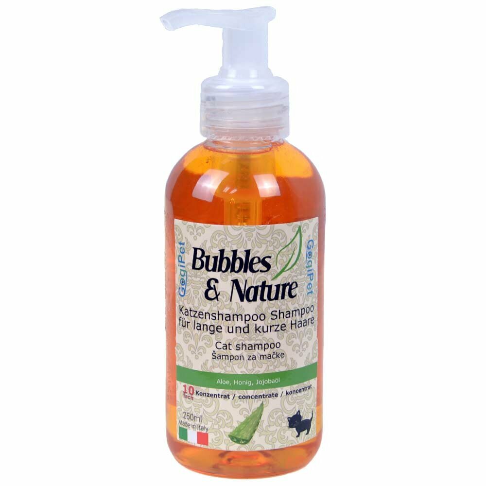 Cat shampoo by Bubbles & Nature 