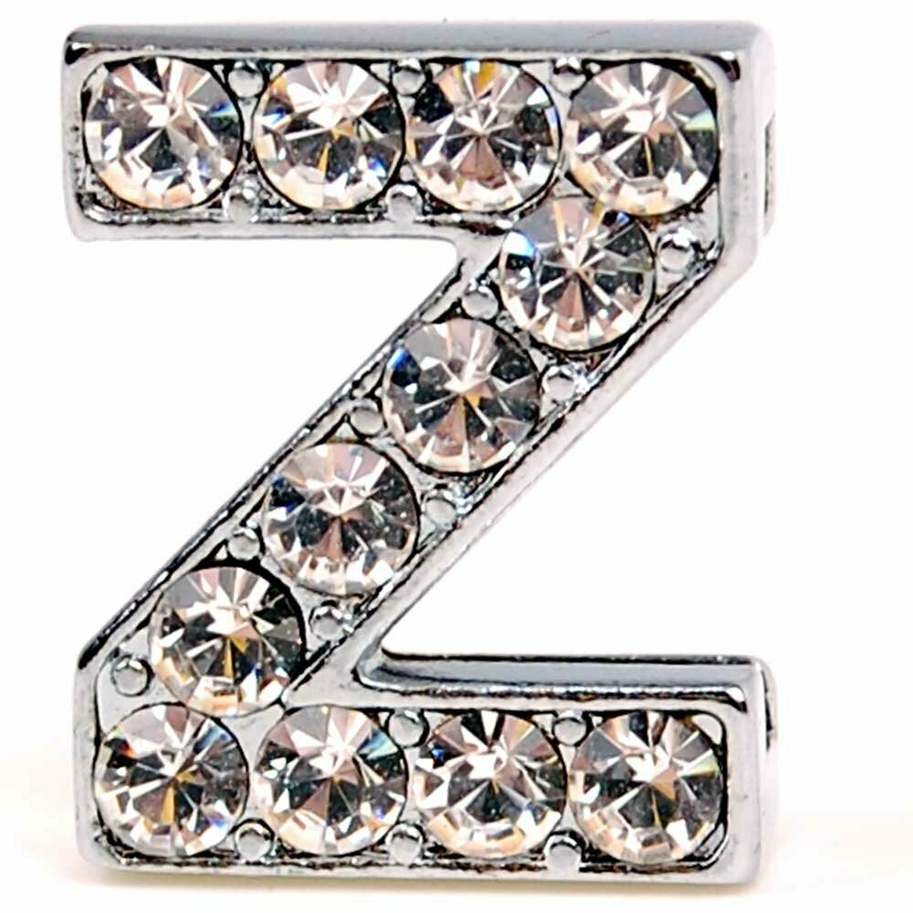 Z rhinestone letter with 14 mm