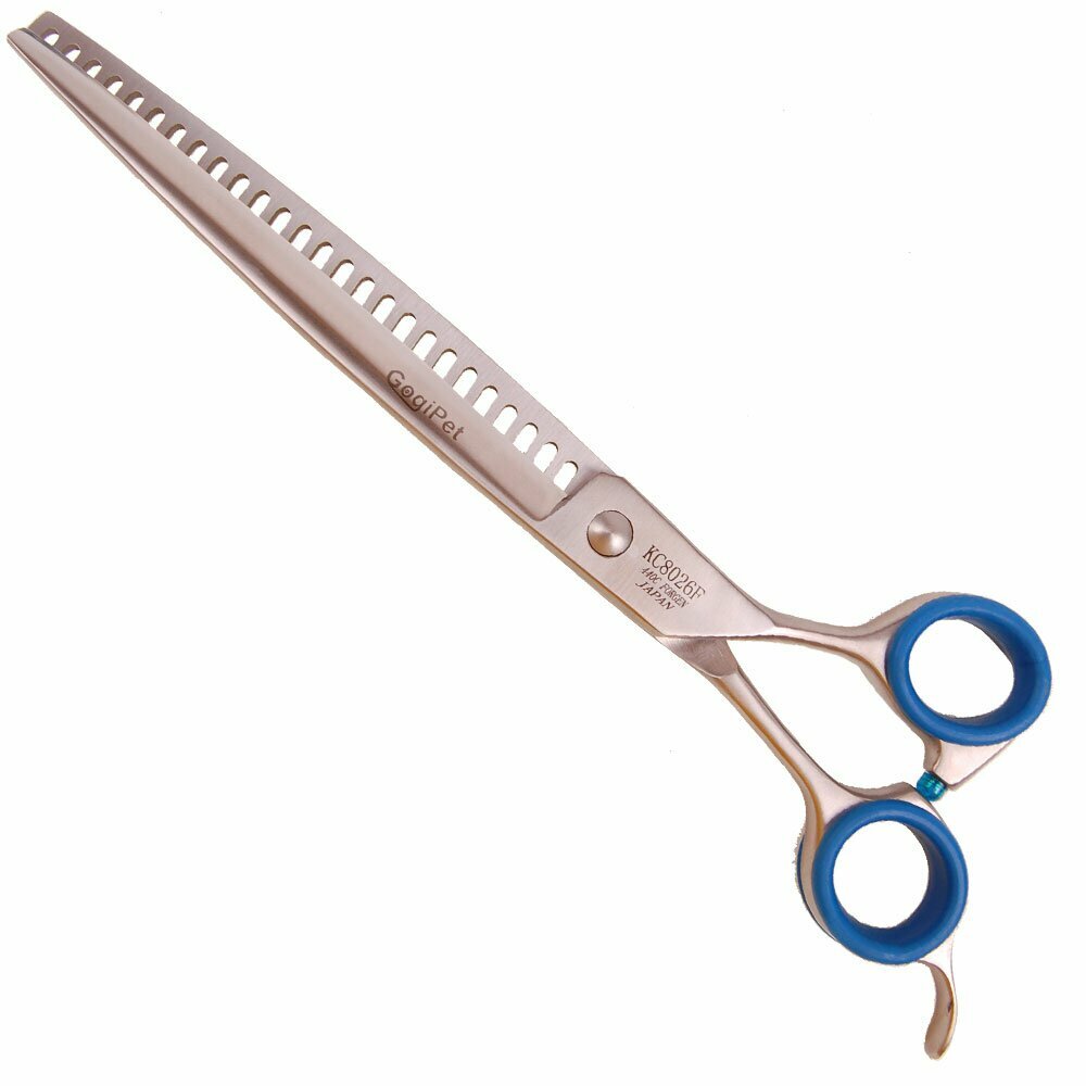 Single thinning scissors with 20 cm made of japanese steel by GogiPet®