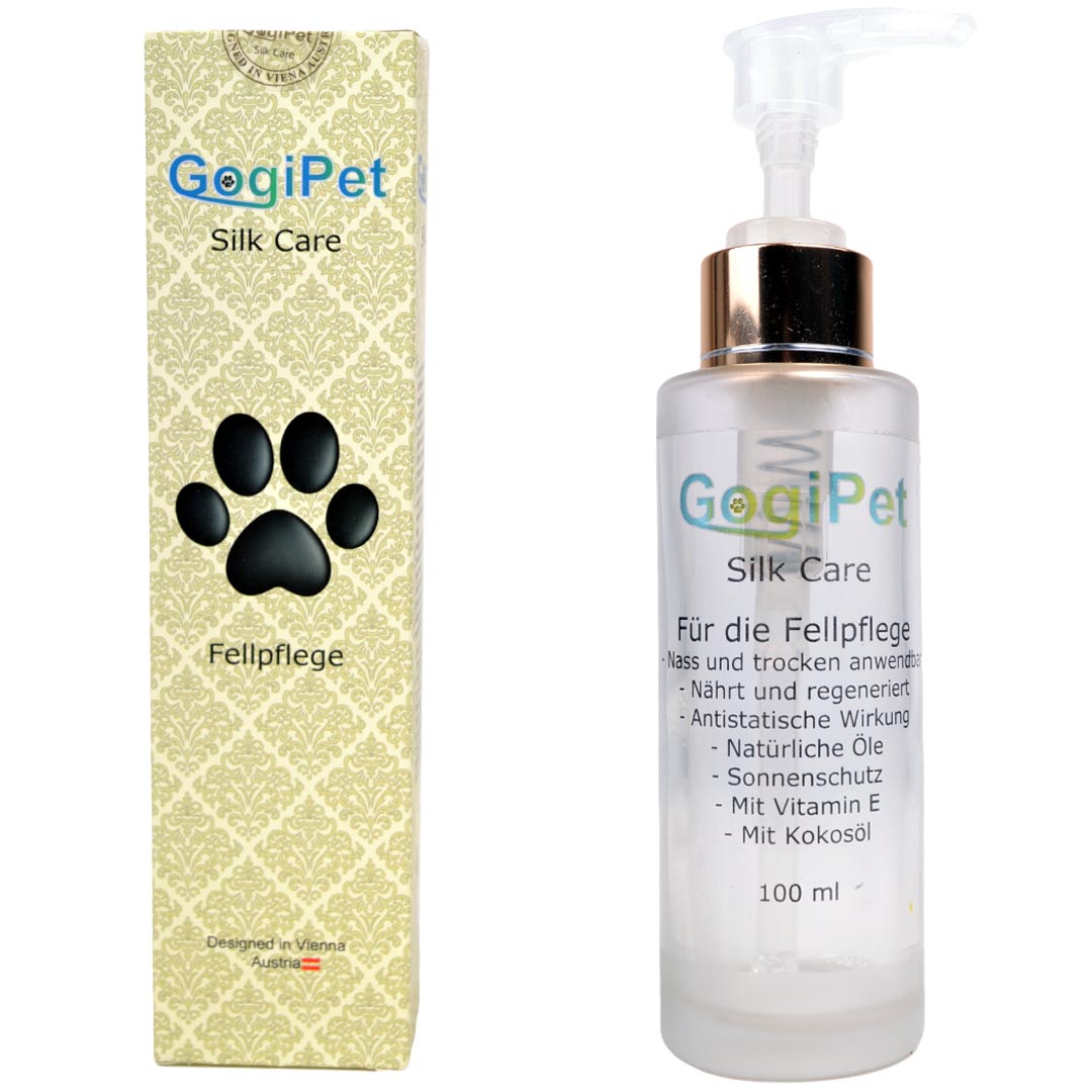 GogiPet Silk Care Coat Care SKC001 - our best-seller with hairdressers and private users is suitable for all breeds of dogs and cats.