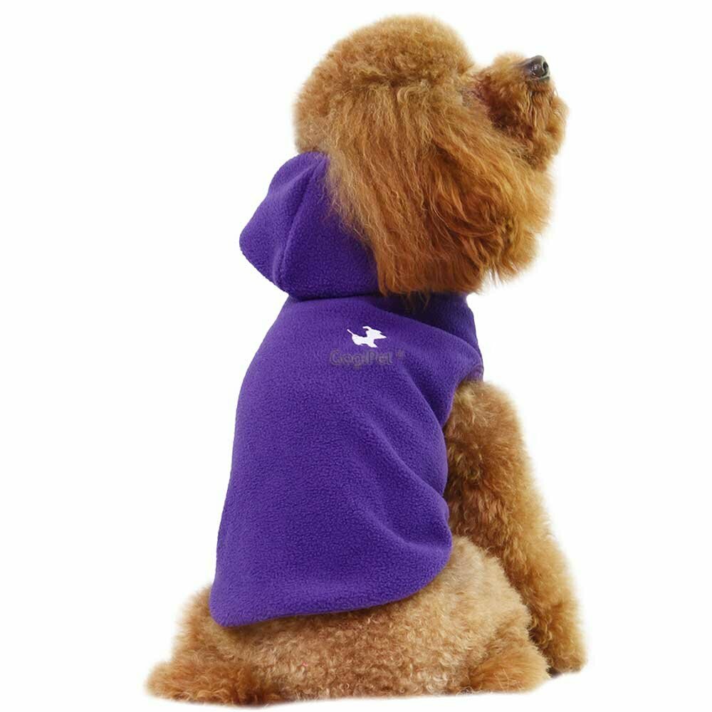GogiPet ® double fleece dog sweater Purple