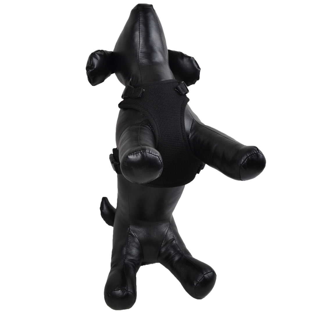 GogiPet® Super Premium Soft Breathable Dog Chest Harness Black-S