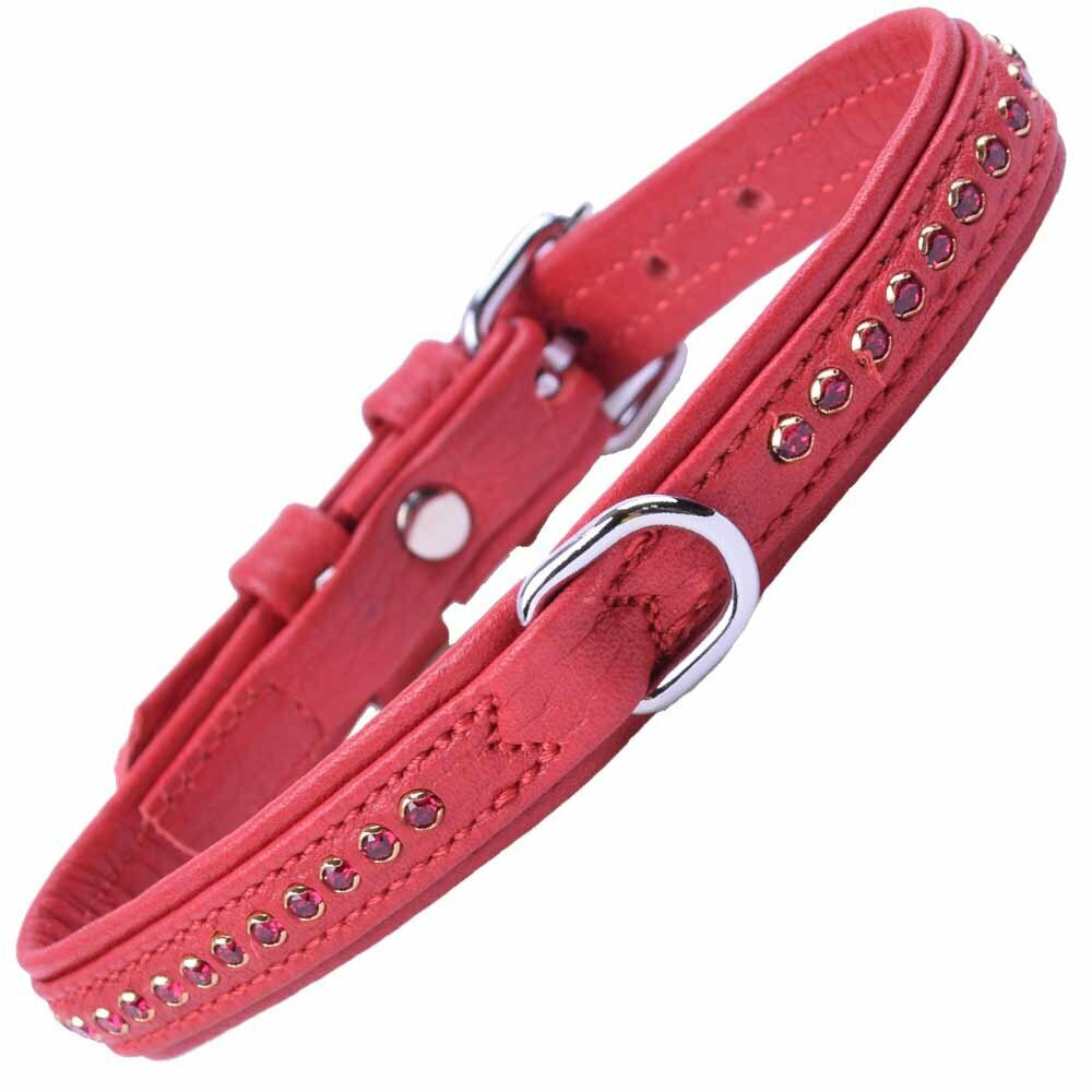 GogiPet® Swarovski Ruby Dog Collar