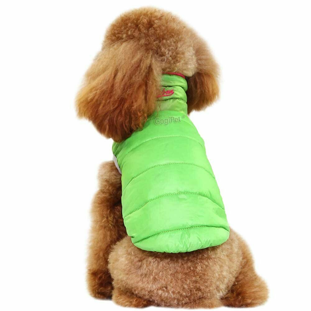 Snowsuit for dogs without paws with down filling