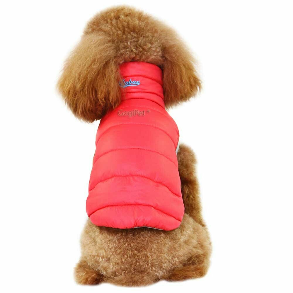 Snowsuit for dogs without paws with down filling