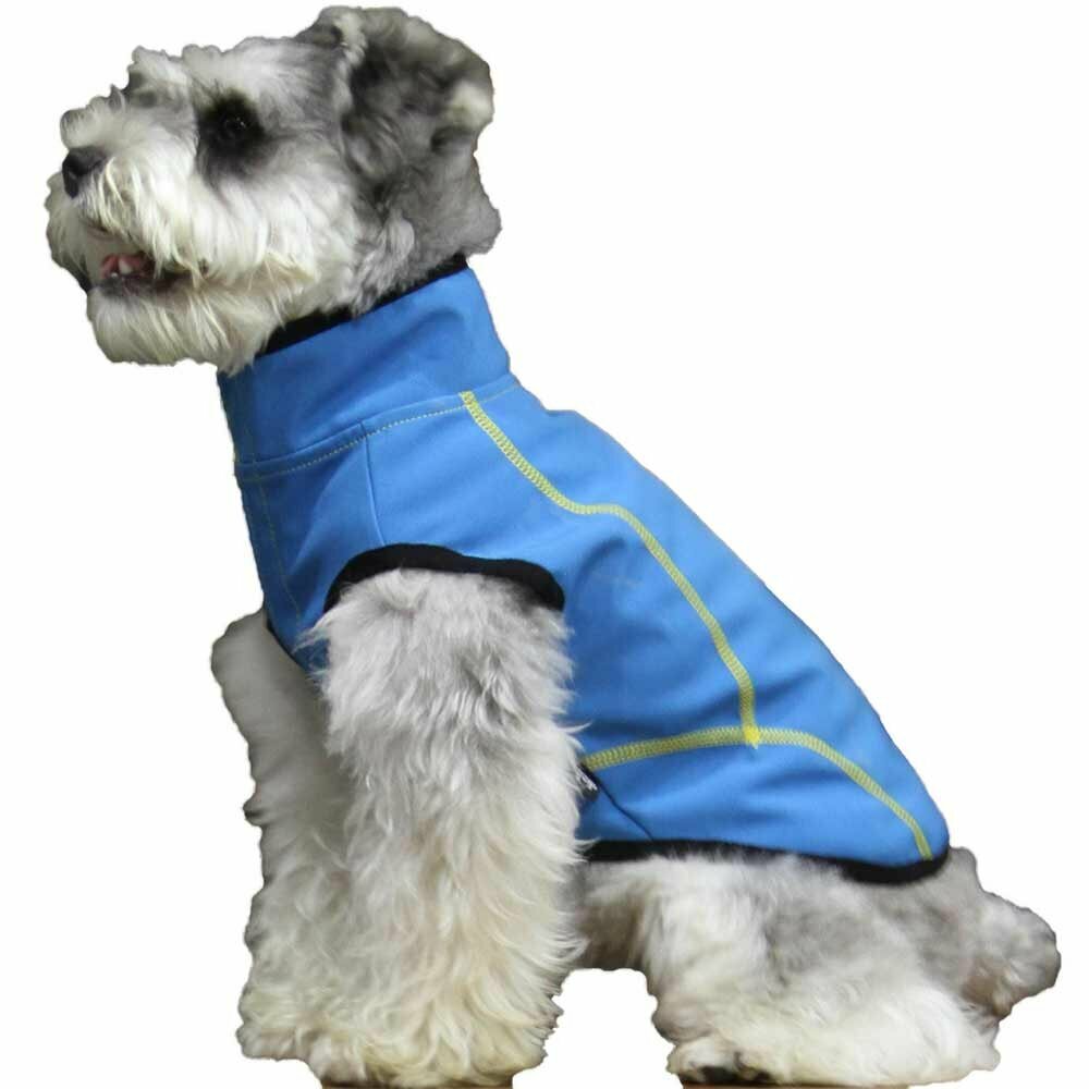 Blue dog raincoat by GogiPet