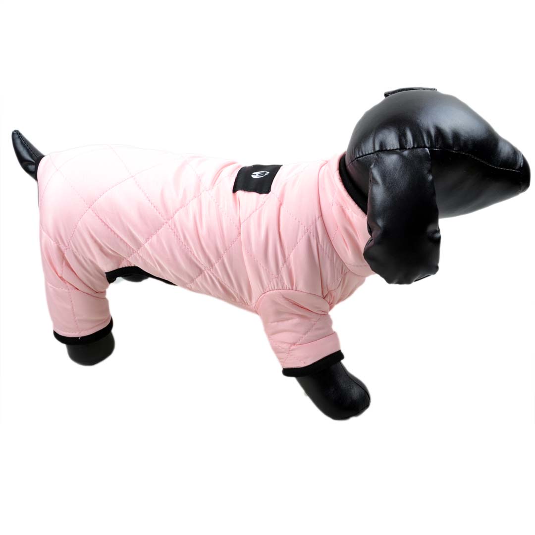 Snowsuit for dogs pink