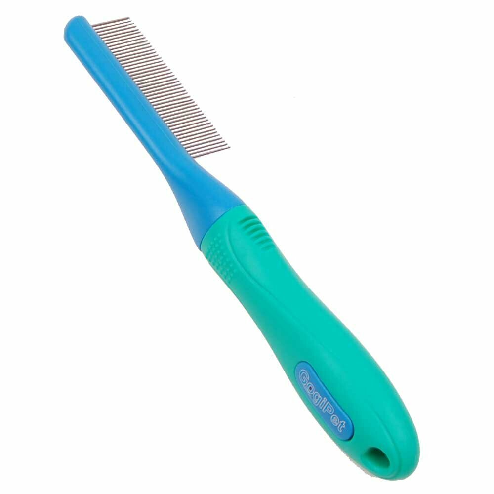 Flea comb for dogs, flea comb for cats of GogiPet very fine with 45 teeth
