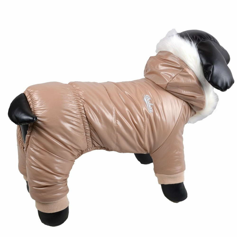 Warm snow suit for dogs with 4 legs