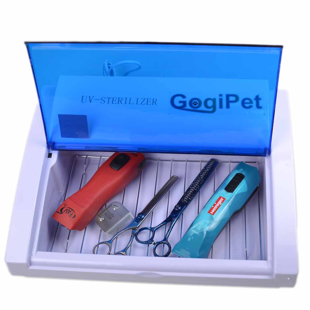 Germicidal steriliser for pet care as dog grooming supplies