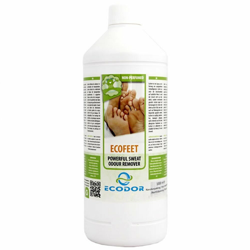 Ecodor EcoFeet 1 litre refill against sweaty feet