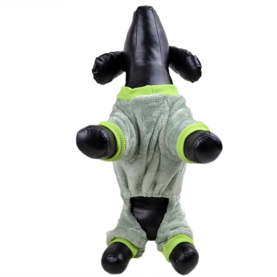 cuddly soft 4-legged dog coat, as training suit, house suit or as warm dog pyjamas