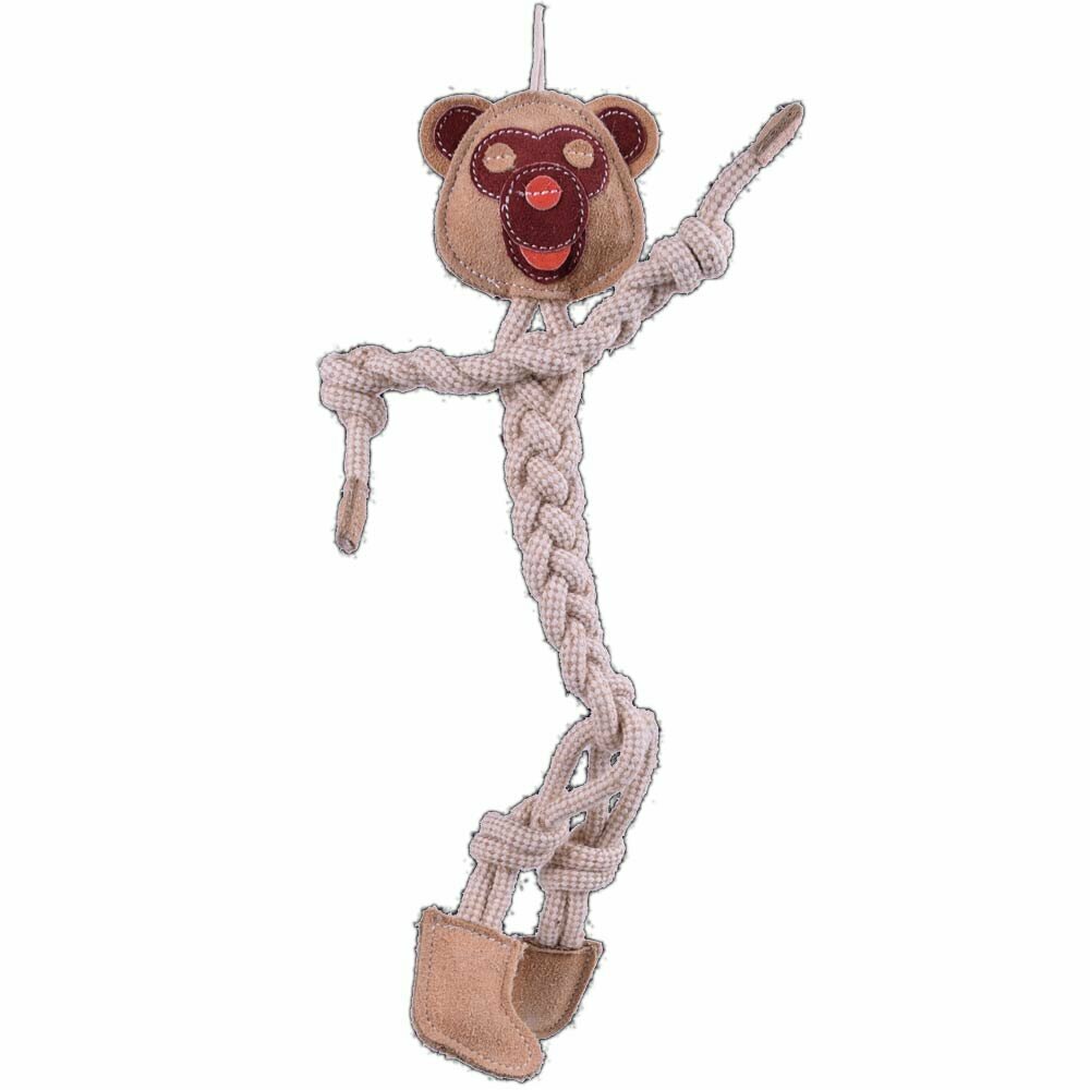 Dog Toy GogiPet ® light brown monkey with 44 cm