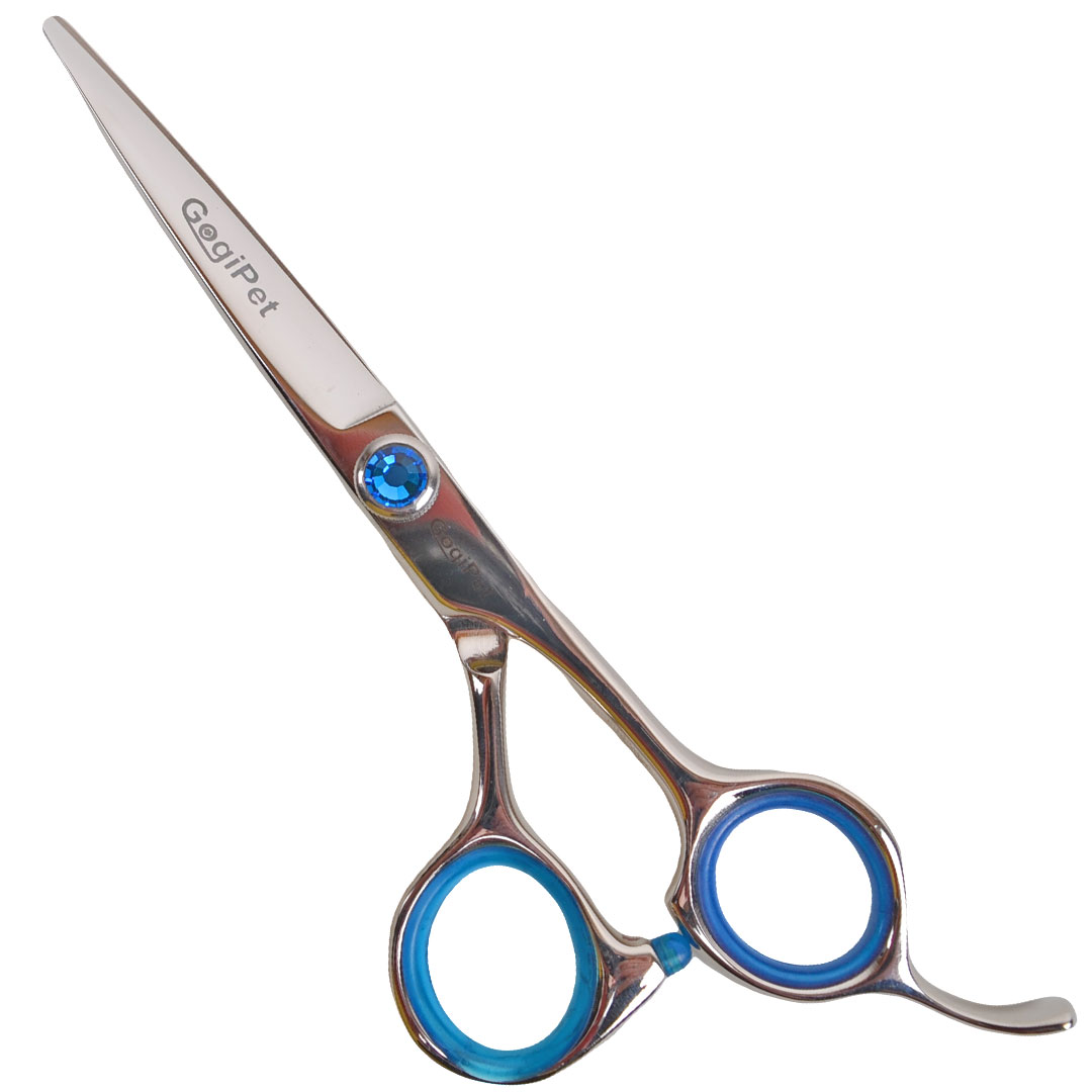 Japanese steel hair scissors shiny with 16 cm 6 inch from GogiPet®.