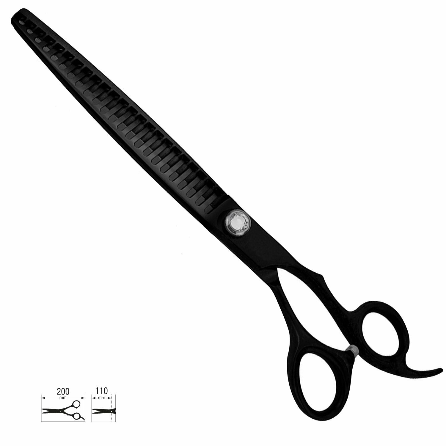 20 cm thinning scissors one-sided with 25 teeth