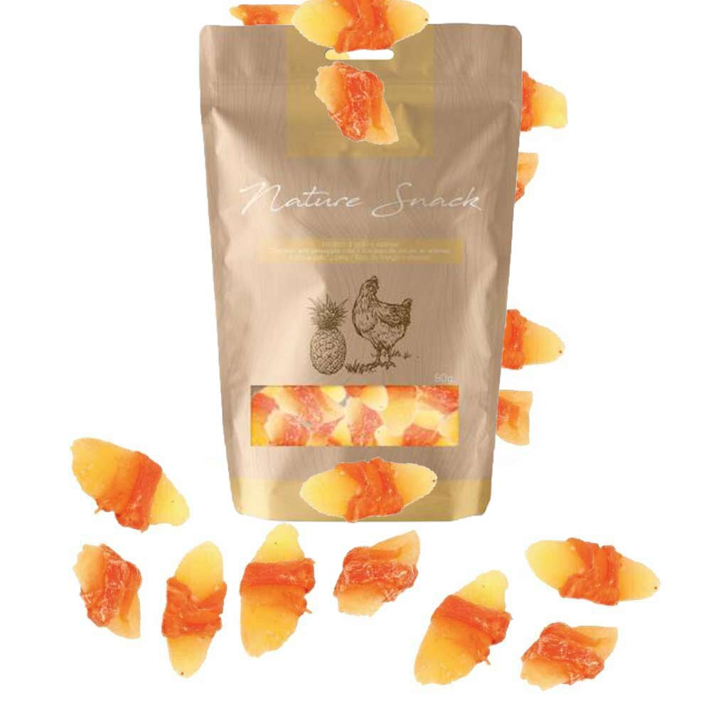 Nature snacks dog Snacks with chicken and pineapple