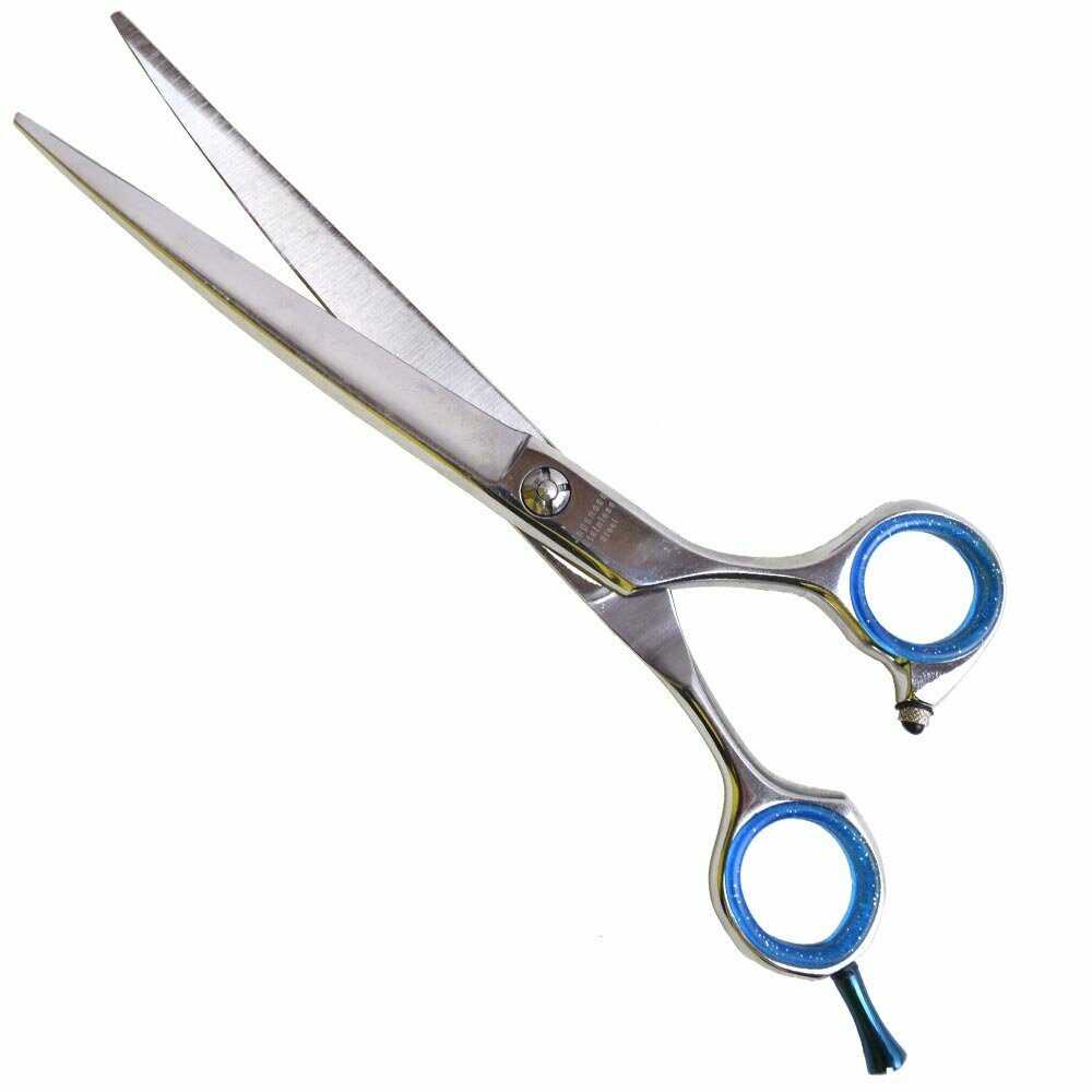 GogiPet ® Basic Japanese steel dog scissor 19 cm curved version