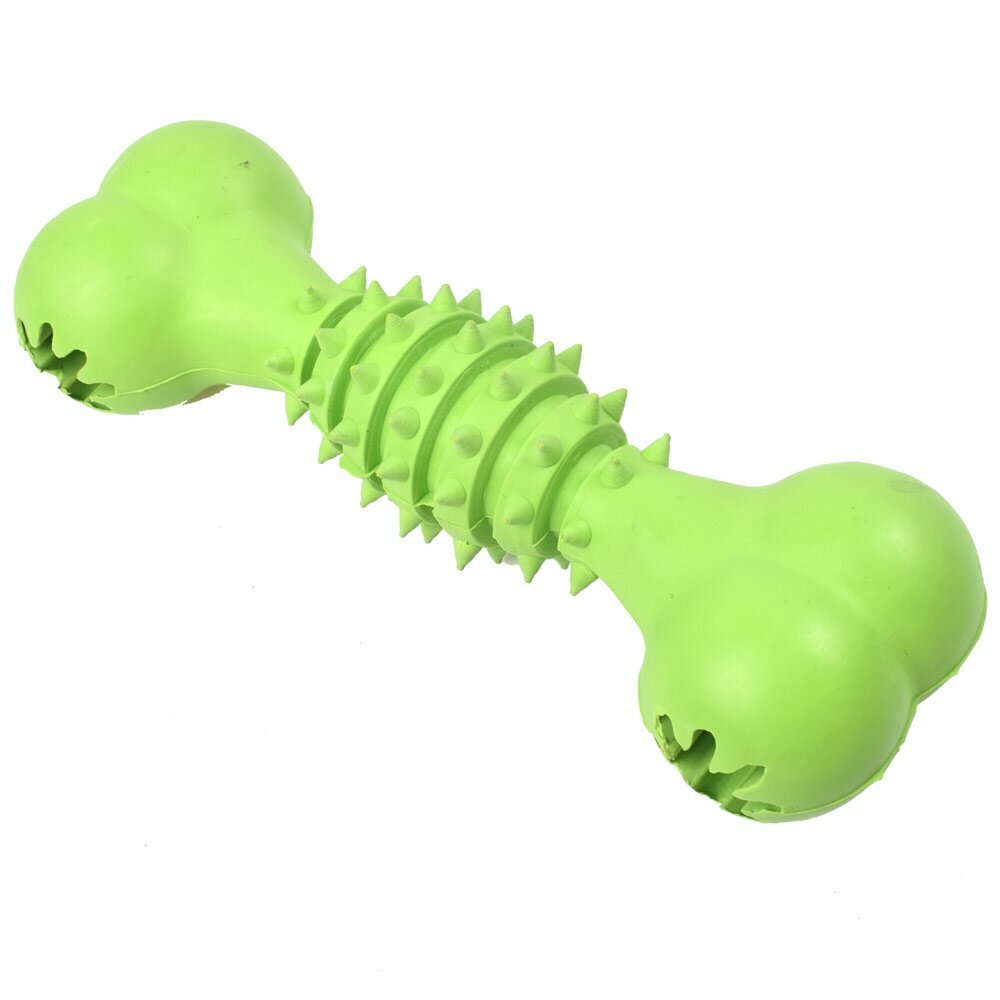 Big rubber bone 19 cm - 10 years Onlinezoo dog toy special