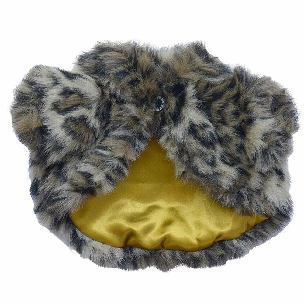 Rrear view DoggyDolly W145 - short fur coat for dogs - dog stoles