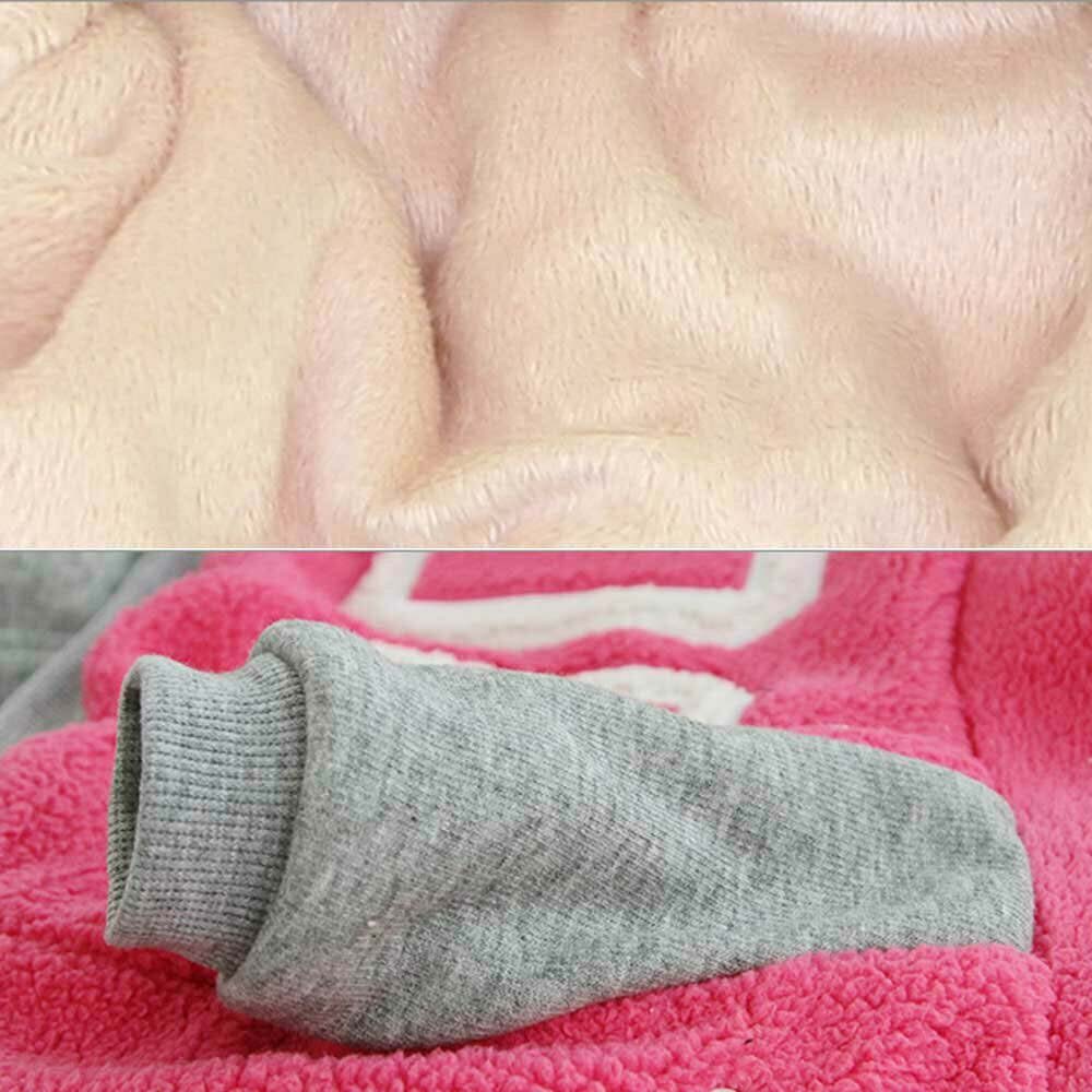 Very soft padded dog clothes and sleeves with cuffs