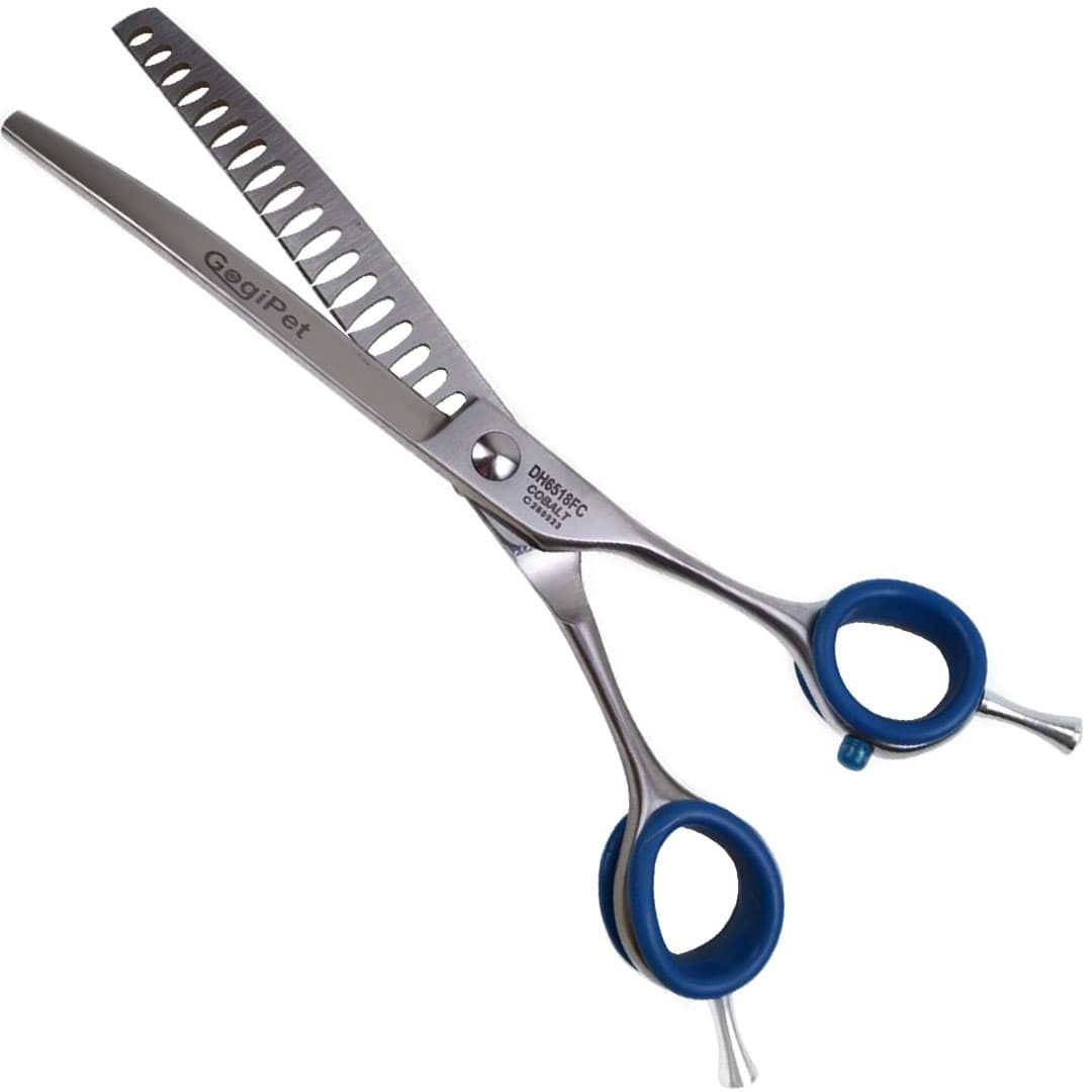 Left-handed and right-handed Chunker blender scissors 16.5 cm 6.5" curved