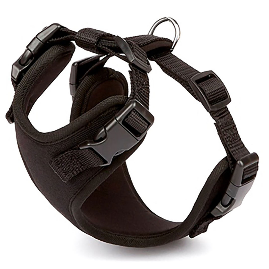 Black GogiPet Soft dog harness