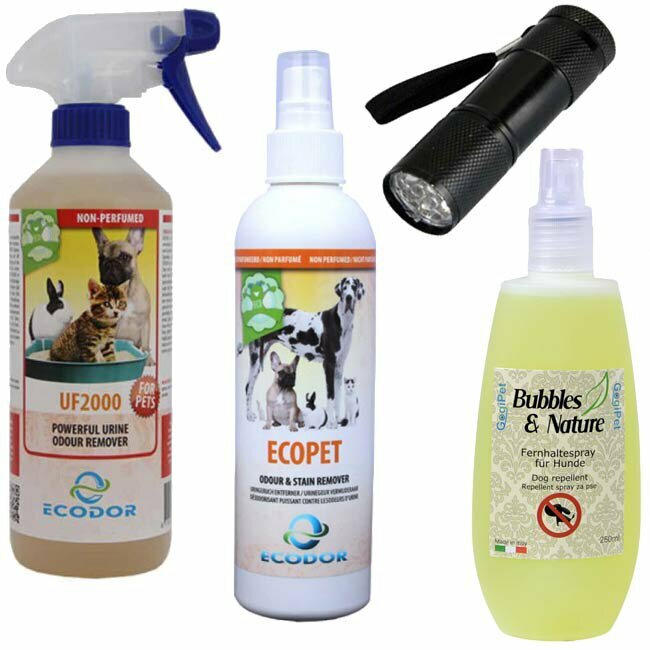 Dog Repellent Spray And Urinde Smell Revmoer Combinatin Package
