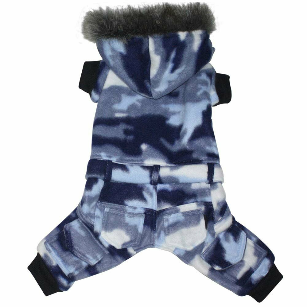 warm dog clothing in the Armylook of DoggyDolly W199