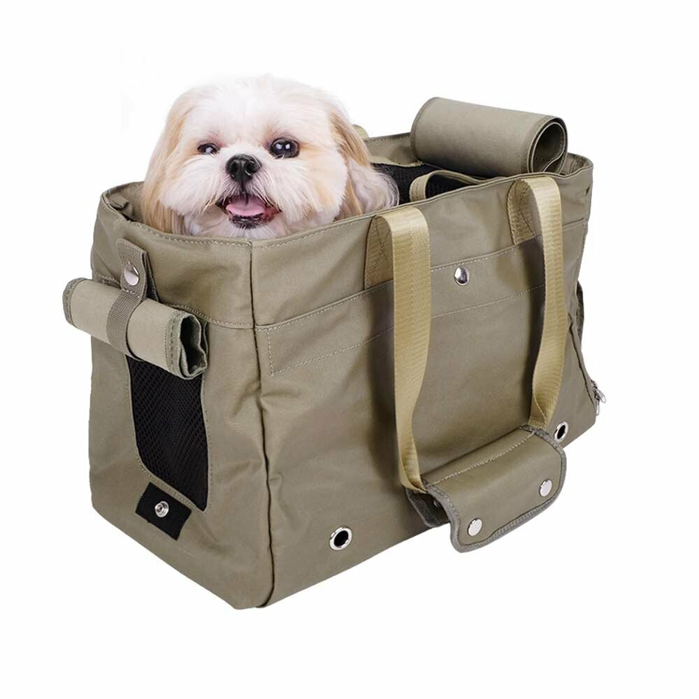 Large dog carrier Khaki