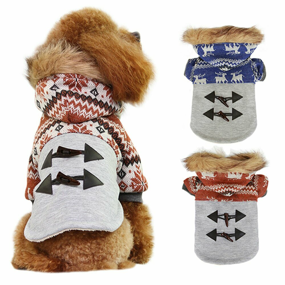 Extravagant dog clothes - quality dog dog garment with Norwegian patterns - Christmas fashions