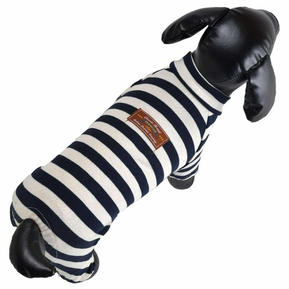 Jogger for dogs blue striped