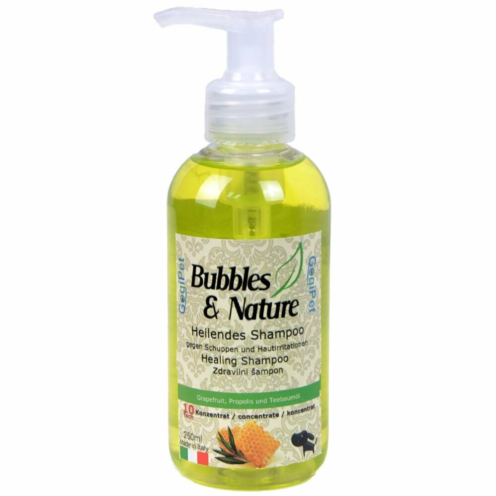 Bubbles & Nature dog shampoo with tea tree oil against dandruffs